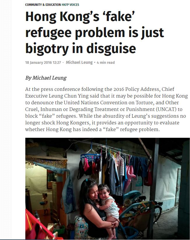 Fake Refugees a Bigotry Problem