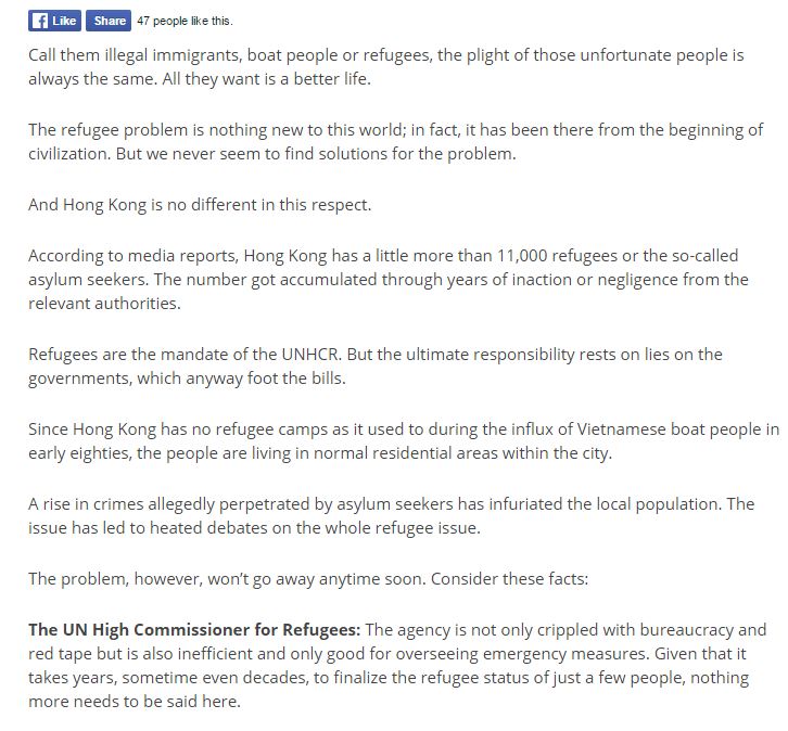 EJ Insight 22nd April 2016 Issues Behind Refugee Problems