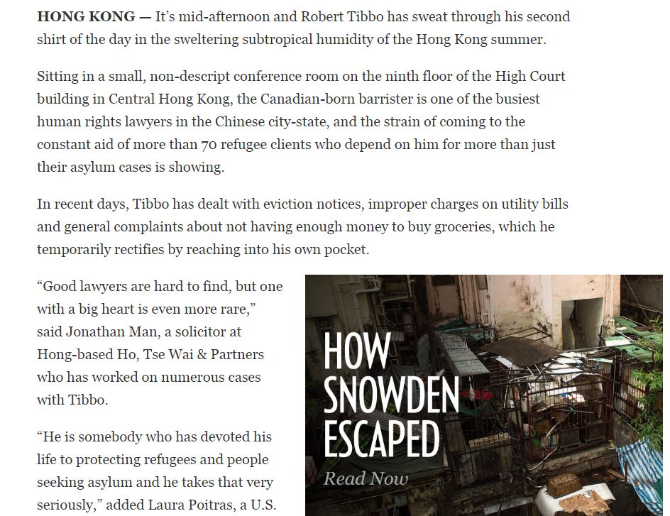 National Post, I hid Edward Snowden.
