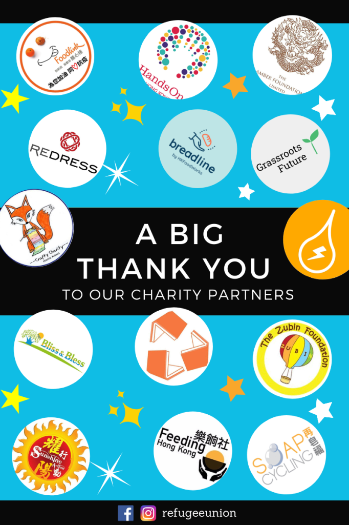 Thanking charity partners